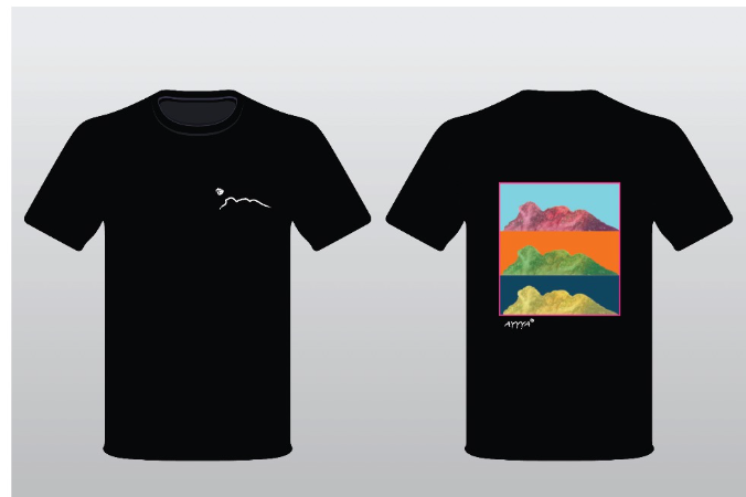 AYYYA x Pei chung Lion Rock Heavy Cotton Tee (Black)